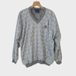 Vintage Sunderland Of Scotland Jacket Windbreaker Pullover Check Womens XL